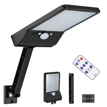 48 светодиодный солнечный уличный свет датчик движения солнечные лампы пульт дистанционного управления светодиодный высококачественный внешний IP65 800 люмен