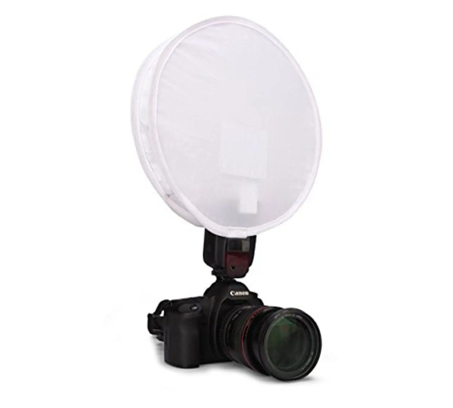 31cm Round Disc Soft Box Diffuser Flash For Canon Nikon Sony Pentax LH 