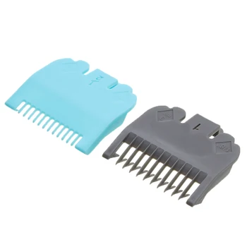 

2Pcs/Set Non-toxic Comfortable Durable Hair Clips Limit Comb Hairdressing Clippers Electric Tools Barber Accessories