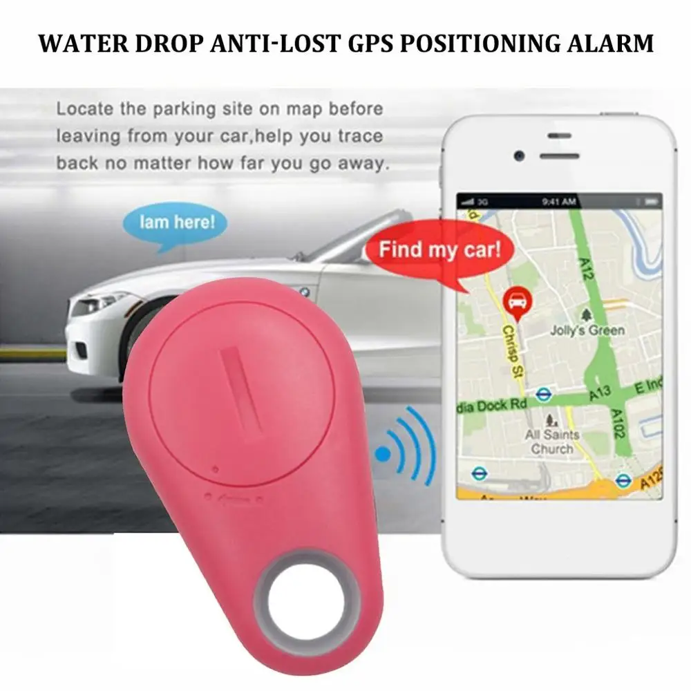 

2019 New Smart Wireless 4.0 Key Anti Lost Finder iTag Tracker Alarm GPS Locator Wireless Positioning Wallet Pet Key