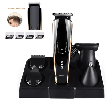 

8 In 1 Eletric Precision Hair Trimmer Hair Clipper Shaver Body Groomer Beard Stubble Trimer Face Shaving Machine Head Trimming