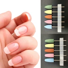 5 шт./компл. 10*24 мм резины и силикона с объемным сверла для ногтей домашние тапочки с изображением головы бит придание ногтям формы фрез для маникюра и педикюра, фрезер кутикулы и набором инструментов для чистки