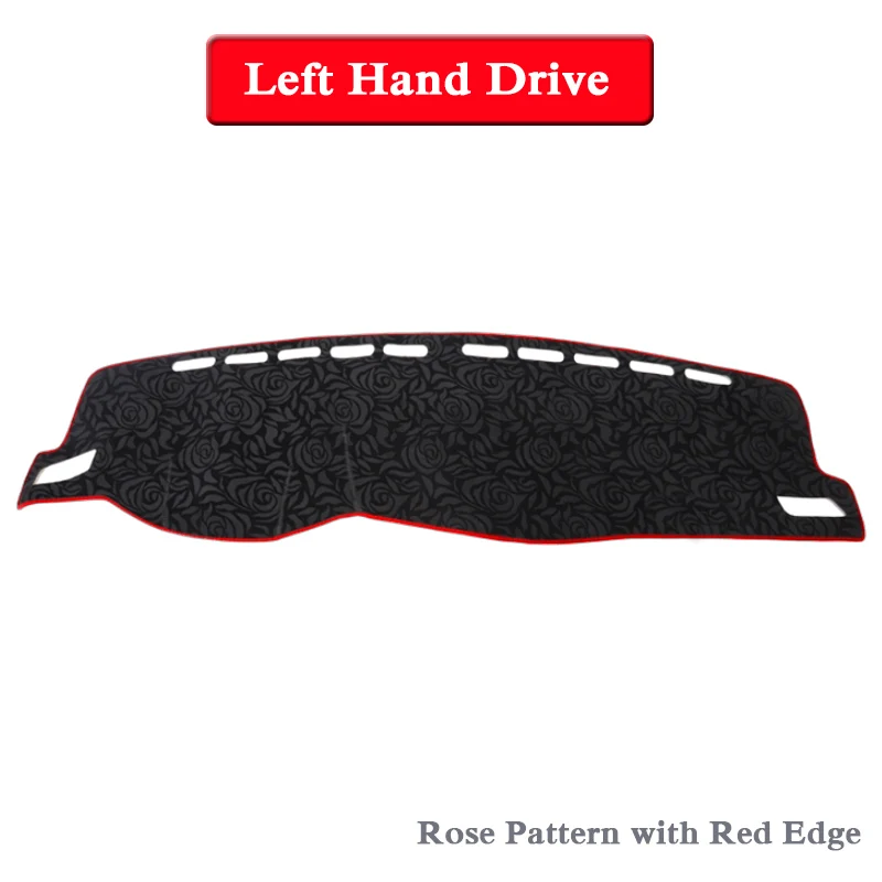 Car Styling Dashboard Protective Mat Shade Cushion Pad Rose Carpet Mat For Volkswagen T-ROC-Present RHD&LHD Accessory