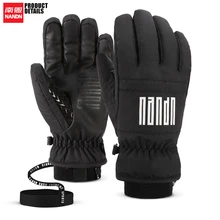 NANDN лыжные перчатки теплые водонепроницаемые зимние сноуборд Велоспорт для мужчин и женщин