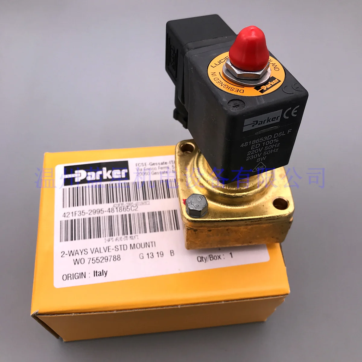 Соленоид высокого давления 421F35 AC220V|blowing machine|parker solenoidmachine machine |
