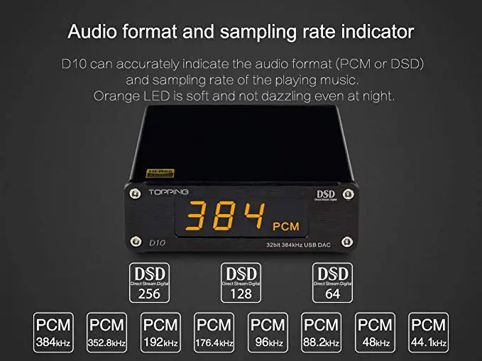 TOPPING D10 цифровой USB DAC аудио усилитель Hifi Spdif DAC Amp ES9018KAM DSD DAC усилитель аудио декодер xmos xu208 сбалансированный