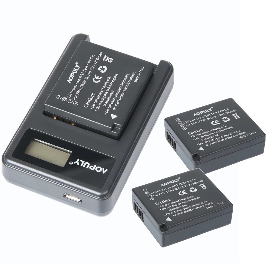 DMW-BLG10 DMW BLG10 DMW-BLE9 BLE9 BLE9E Аккумулятор для камеры + зарядное устройство USB с