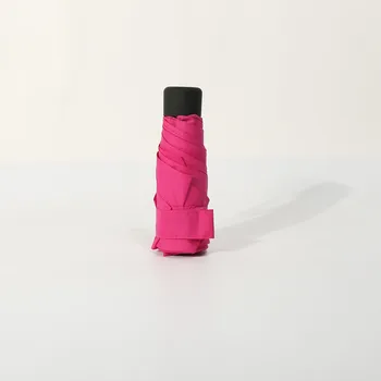 

Women Luxury Lightweight Umbrella Coating Parasol Three-folding Sun Rain Umbrella Unisex Travel Protable Pocket Mini Umbrella