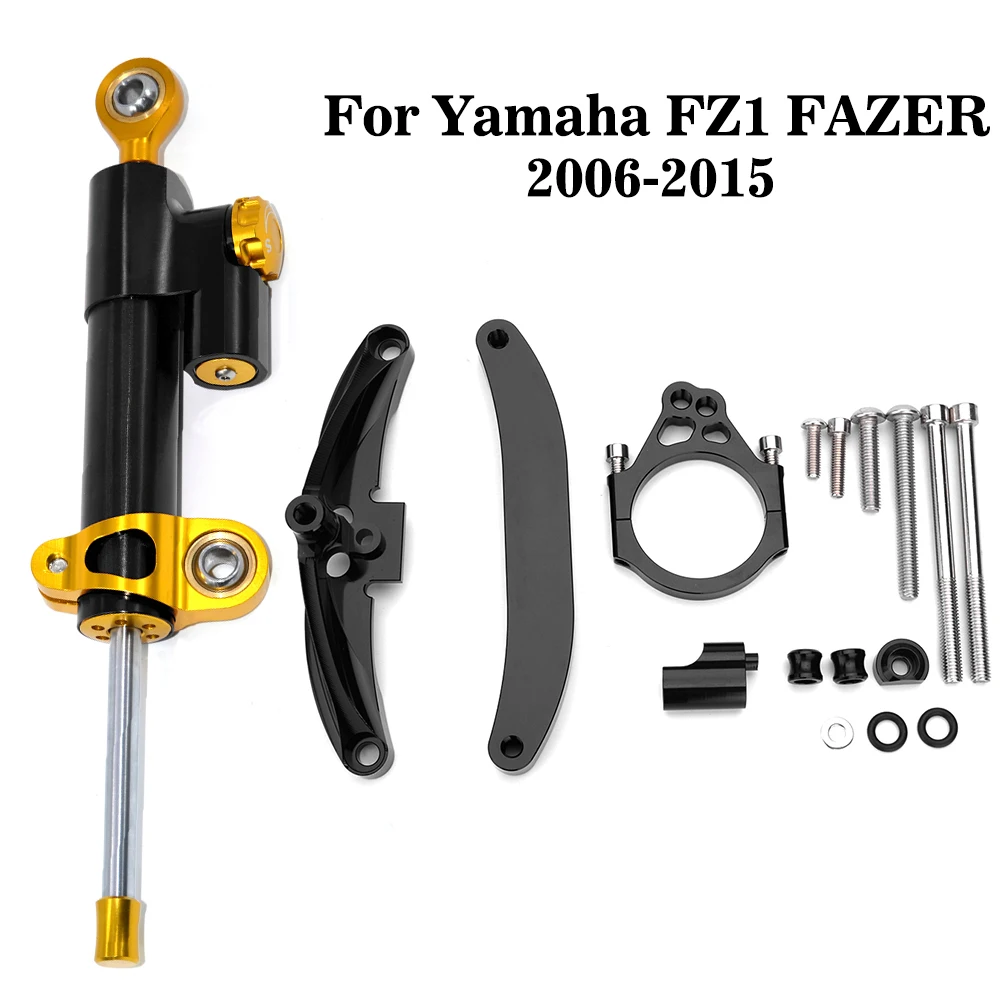 Per Yamaha Fz1 Fazer 2006-2015 Kit Staffa Di Montaggio Ammortizzatore Stabilizzatore Sterzo Per Yamaha Fz1 Fazer 2010 2011 2012 2013 2014