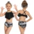 2021 Girl Swimsuit Two Pieces Children's Swimwear Swim Suits Child Ruffle bikinis Split Mesh Bikini Sets Купальник 2-14T