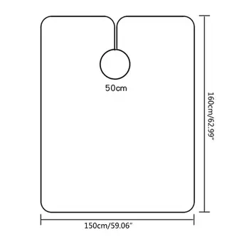 

2020 New Adult Waterproof Hair Cut Barbers Cape Salon Hairdressing Cape with Cuff