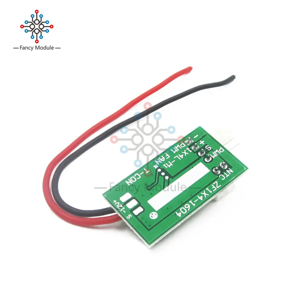 Diymore DC 12V PWM Температура детектор зонд регулятор температуры с 4-проводной Температура Скорость вентилятора контроллер регулятор для ПК Вентилятор STK IC