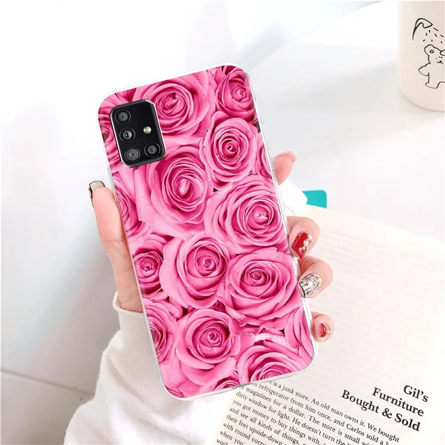 For Samsung A32 Case For Samsung Galaxy A12 A21S A52 A72 A51 A71 Flamingo Soft TPU Silicone 4G 5G A325F A326B Back Cover Fundas C115