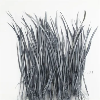 

Natural 15-22CM (6-9 inches) goose torn feathers dyed dark gray 300PCS -500PCS DIY performance craft jewelry feathers