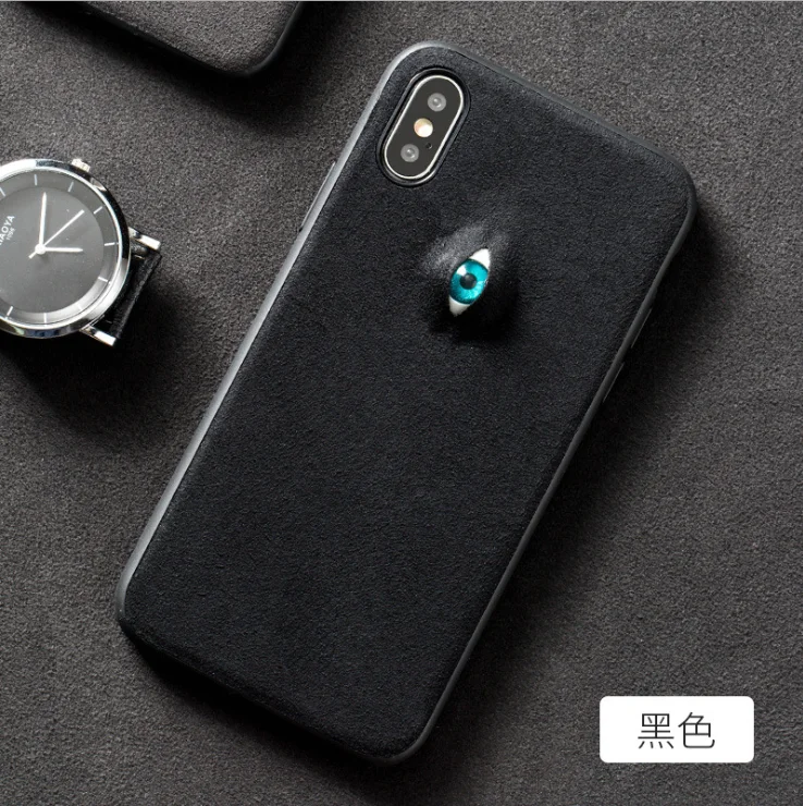 002 Креативный чехол из натуральной кожи с мехом для телефона для iPhone 8, 6, 6 S, 6 plus, 7, 7, 8 plus, x, xs, max, 11 Pro, Max, чехол - Цвет: 002