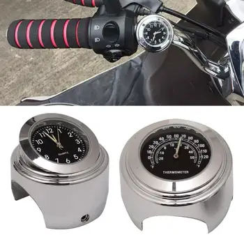 

Universal 7/8" 1" Waterproof Motorcycle Handlebar Mount Quartz Clock Watch Luminous Clock For Honda Yamaha Yamaha Harley Chopper