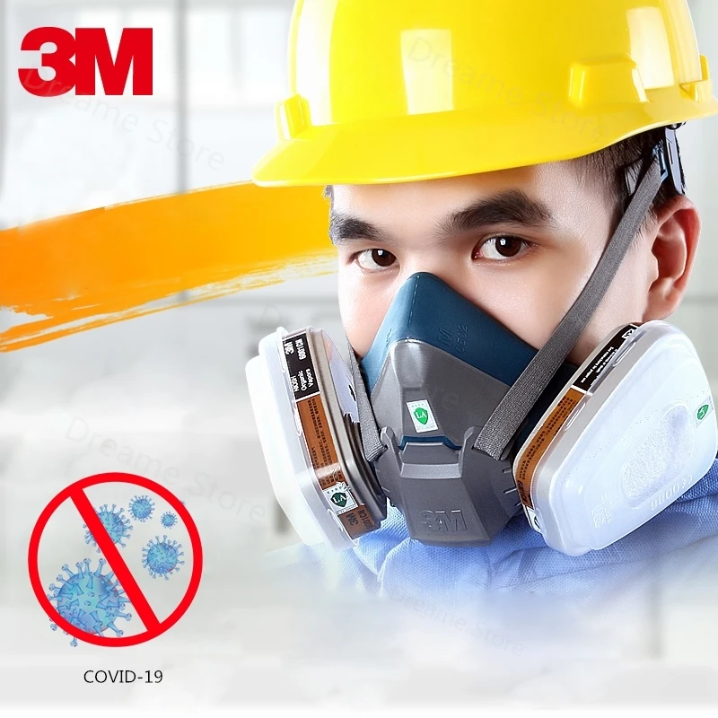 

Original 3M 6200 Mask Lsolate The Virus Novel Coronavirus Pneumonia NCP COVID-19 N95 filter