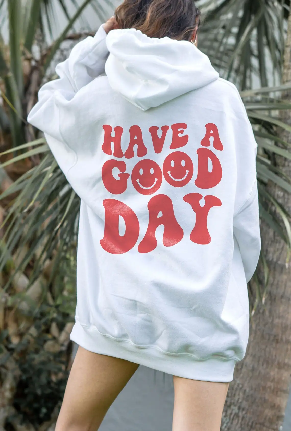 Sugarbaby Have A Good Day Funny Graphic Hoodie Sweatshirt Aesthetic Cotton  Hoody Smiley Face Sweater Unisex Fashion Outfit - AliExpress