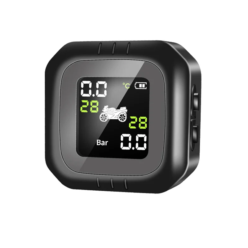 TPMS мотоцикл 2 шт. беспроводные внешние датчики водонепроницаемый молниеносный Смарт солнечная система контроля давления в шинах