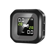 TPMS мотоцикл 2 шт. беспроводные внешние датчики водонепроницаемый молниеносный Смарт солнечная система контроля давления в шинах
