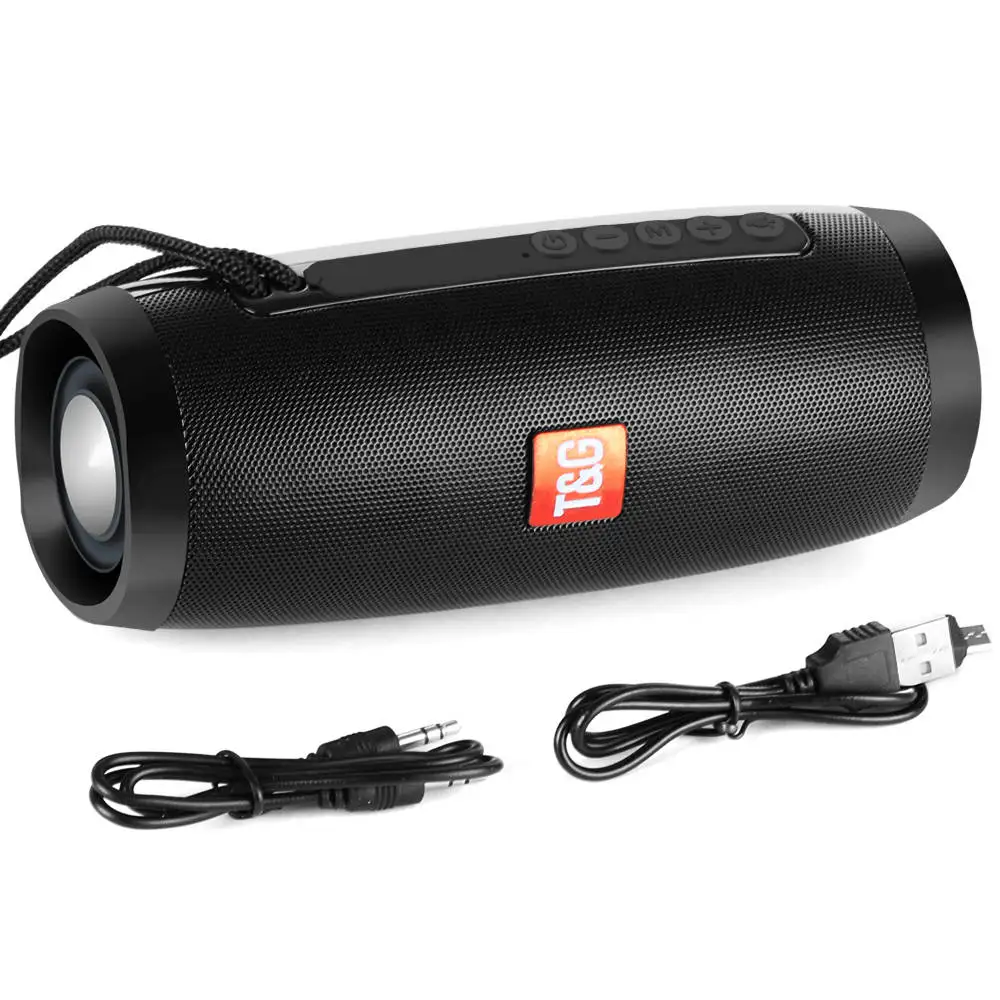 TG157 LED 조명 휴대용 스피커, 컬럼 무선 음악 스피커, HIFI TF FM 라디오, 강력한 붐박스, 야외 베이스 스테레오, PK TG117