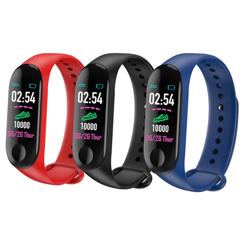 M3 Band Smart Braelet Монитор артериального давления фитнес трекер для измерения
