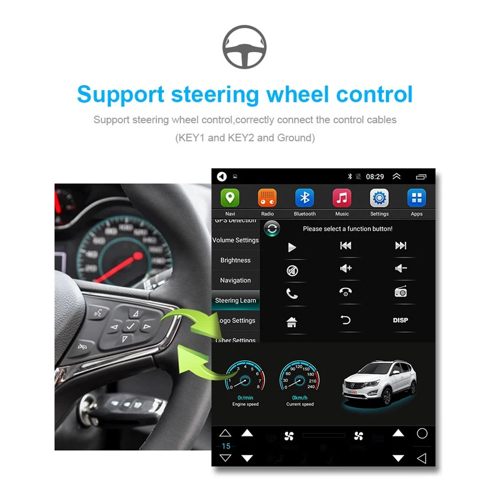 Автомобильный мультимедийный GPS навигатор 64 ГБ экран Tesla для Hyundai Accent Solaris Verna Audio