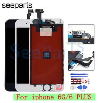 

100% Test For iPhone 6G/ 6 PLUS LCD Display Touch Screen Digitizer Assembly Pantalla Replacement For Apple iPhone 6 6Plus LCD