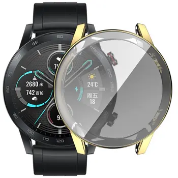 

Electroplating TPU Watch Cover Shell Screen Protector Case for Honor Magic 2 46mm Smartwatch Accessories