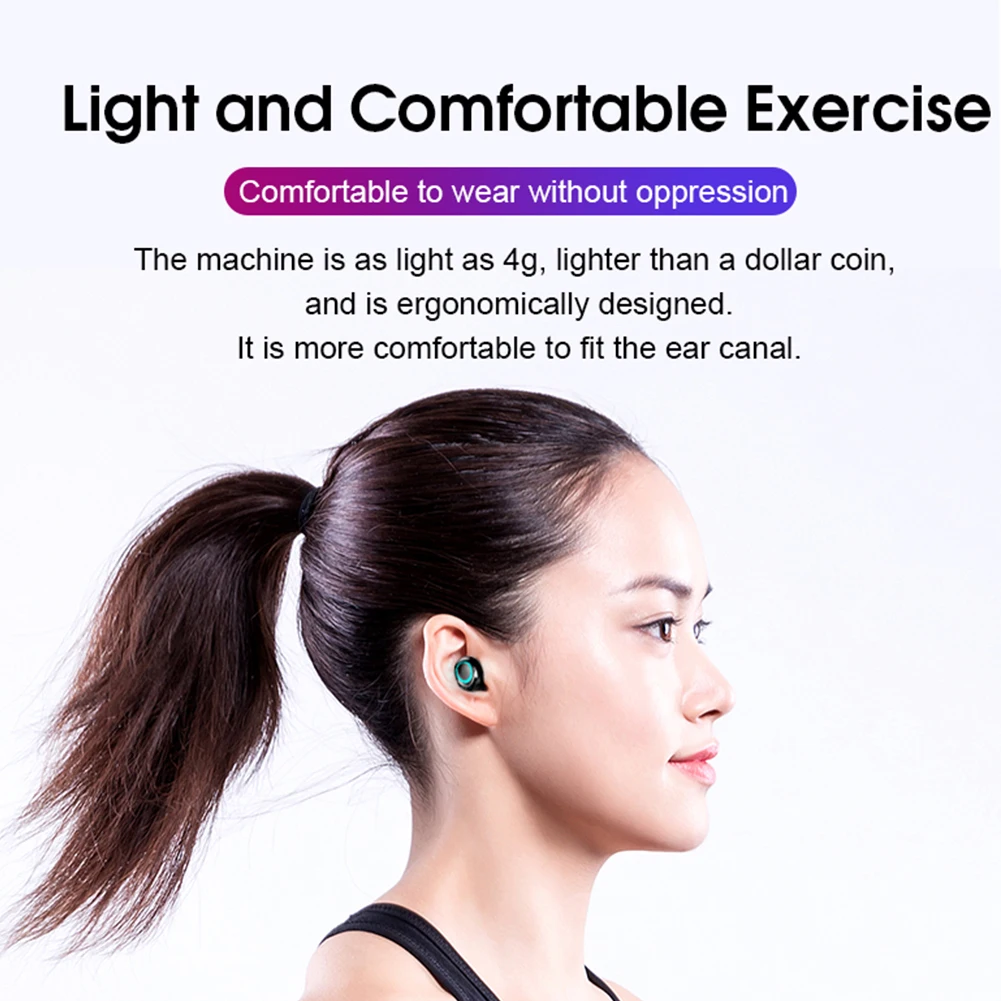 S11 Bluetooth 5,0 беспроводные наушники-вкладыши стерео Смарт шумоподавление большая емкость аккумулятора с зарядным отсеком