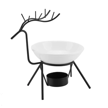 

Deer Shape Iron Essential Oil Aroma Burner Candle Holder Home Decorations Essential Oil Burner
