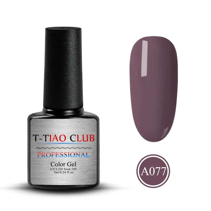 T-TIAO CLUB, 7 мл, чистый цвет, гель, матовый лак для ногтей, верхнее покрытие ногтей, замачиваемый, для маникюра, УФ-гель, лак, сделай сам, дизайн ногтей, маникюрный лак - Цвет: NM30373