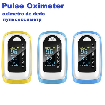 

Automatic Pulse Oximeter Finger Oximetry Measurement SPO2 Blood Pressure Monitor OLED Display Mini Portable PR Pulse Oximeter