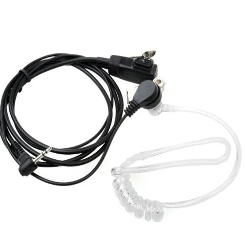 10 Pz Fbi Acustico Tubo Nascosto Auricolare Auricolare Mic Ptt Per Motorola Talkabout Radio Portatile Tlkr T60 T80 T3 T4 T5 Md200 M140R