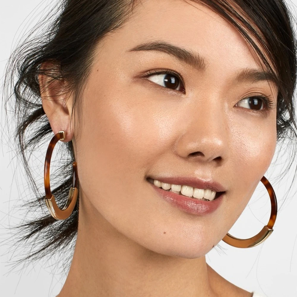 Fashion Bohemia Acrylic Acetate Hoop Earrings for Women Vintage Leopard Print Circle Hoops Alloy Earring jewelry Female 2019 | Украшения и