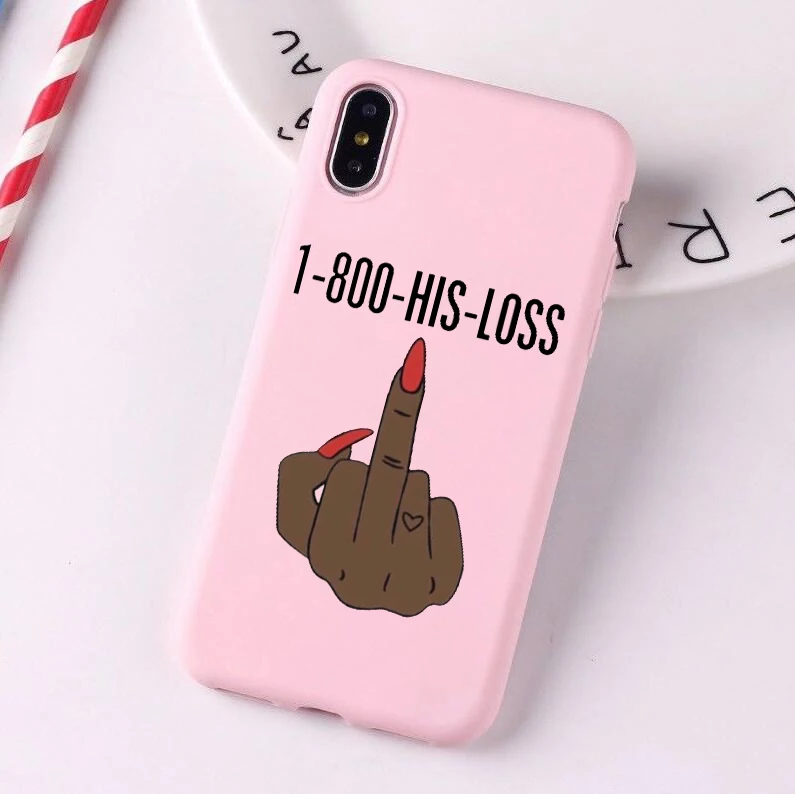 MAKE MONEY Not Friends Kash Black head Girl Fundas чехол для iPhone X XR XS Max 8 7 6s Plus 11 Pro конфетный розовый силиконовый чехол