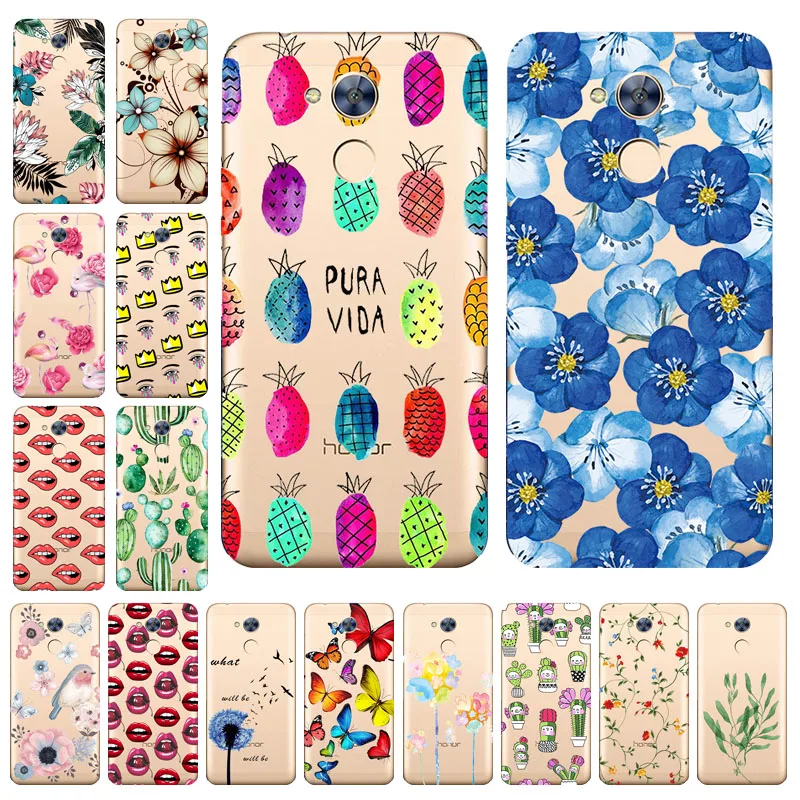 

Silicon Soft TPU Case For Huawei Honor 6A Pro Case Transparent Clear Cover Honor 5C Pro Covers Back Coque Fundas