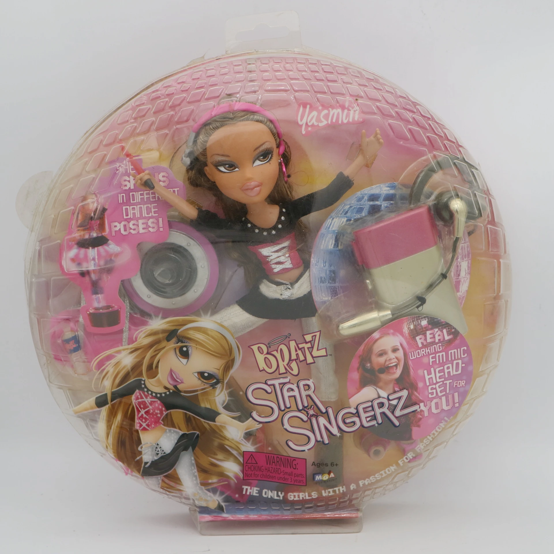 Оригинальная коробка Bratz старая кукла звезда singerz с поврежденными аксессуарами