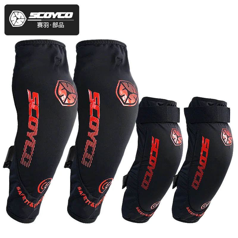 

Scoyco Scoyco Motorcycle Protective Gears Elbow Guard Kneecap 4 Pieces in a Set Summer Riding Equipment Locomotive Protective Cl