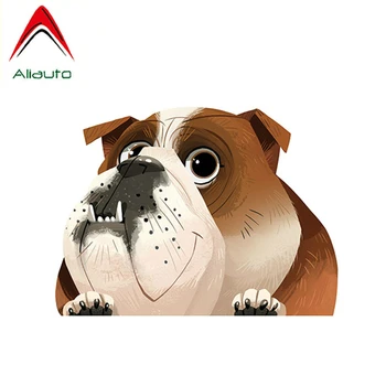

Aliauto Cartoon Car Sticker Lovely English Bulldog Automobiles Accessories Vinyl Decal for Mazda 3 Subaru Golf 4 Passat,12cm*9cm