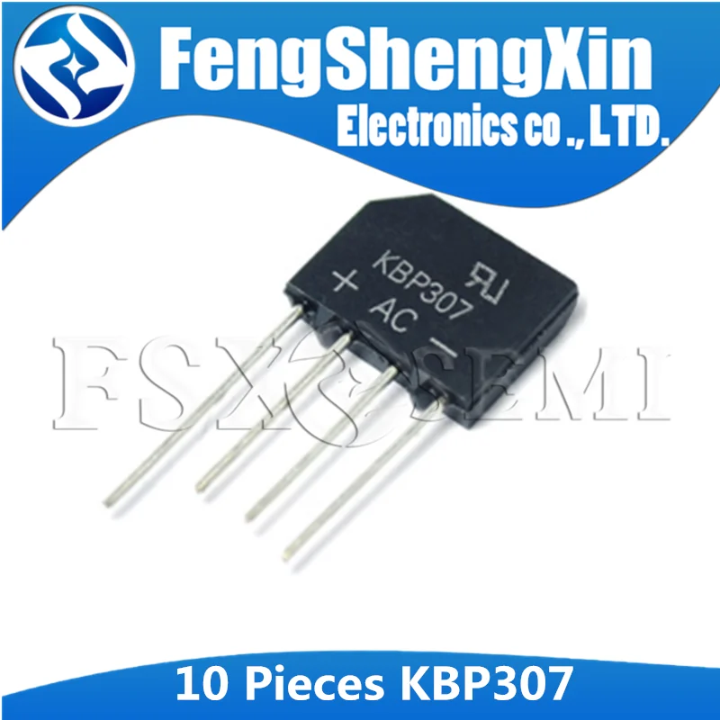 10 шт./лот KBP307 3A700V KBP 307 выпрямитель мост выпрямители DIP 4|rectifier bridge| |