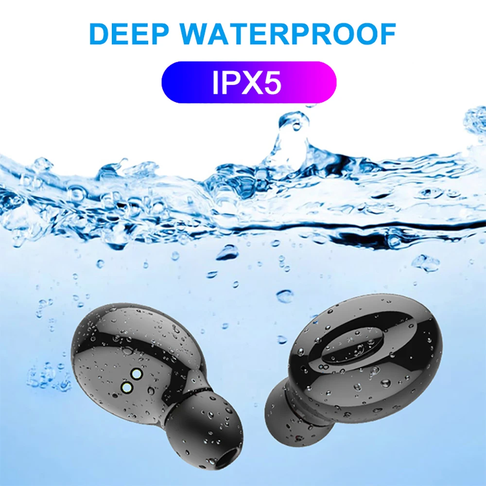 Vtin XU654 Wireless Earphones Bluetooth 5.0 Sport Earphone Waterproof Mini Stereo Earbuds With Charging Case For Redmi iPhone X (4)