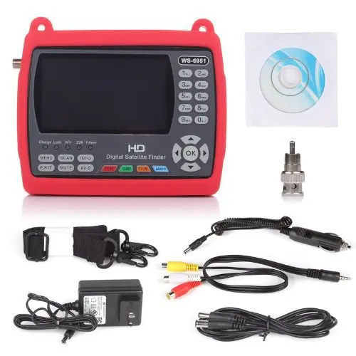 Спутниковый искатель Satlink WS 6951 DVB S/S2 с MPEG 2/MPEG 4 и подсветкой Meter|dvb hd|satlink ws-6951satellite