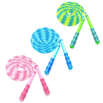 

Skipping Rope, 3 Adjustable Skipping Ropes, Soft Beaded Section, Tangled Skipping Training, Playing