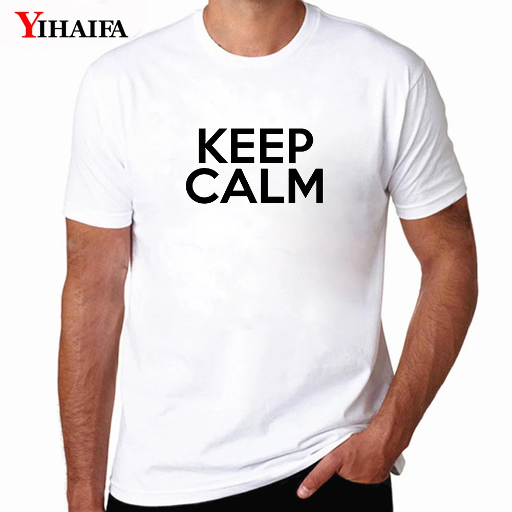

Casual T-Shirt Mens Funny Letters Printed Tee Shirts Round Neck Short Sleeve Streetwear Casual White Tops