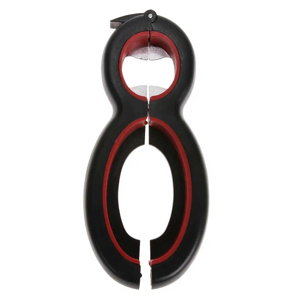 Ouvre-bouteille Multifonction 6 En 1 - Pour Bocaux, Canettes, Bouchons - Aide Pour Arthrite, Seniors - Acier Inoxydable