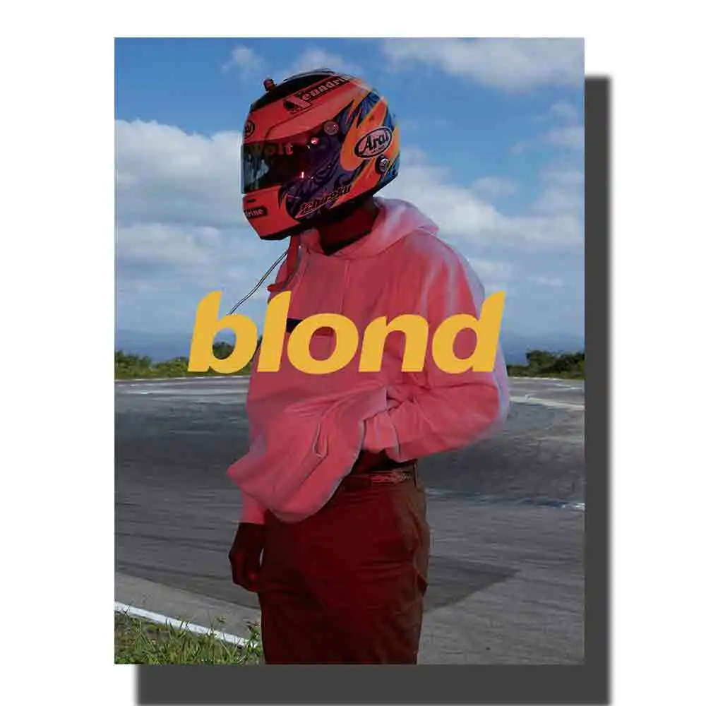 ##BUY M447 Frank Ocean Blond Hot Rap Music Star Rapper Poster Pictures decoration fabric 12x18 24x36in