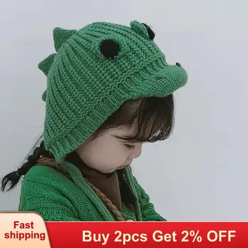 

Baby Girls Hat Autumn Winter New Brand Cute Toddler Baby Children Wear Kids Caps Newborn Baby Hats Knitted Wool Cartoon Caps