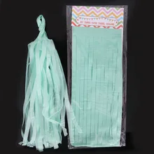 35 см Бумага бахрома детская День рождения украшения, на свадьбу, на праздник, декоративный шар DIY кисточки для занавесок