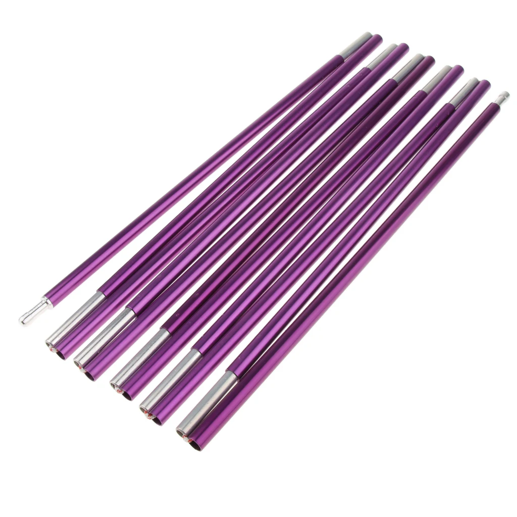 Aluminum Alloy Backpacking Awning Tent Poles Bar Travel Camping Spare Replacement Accessories 8.5-11MM 320-480CM | Спорт и